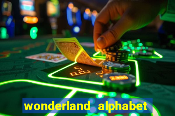 wonderland alphabet comic studio